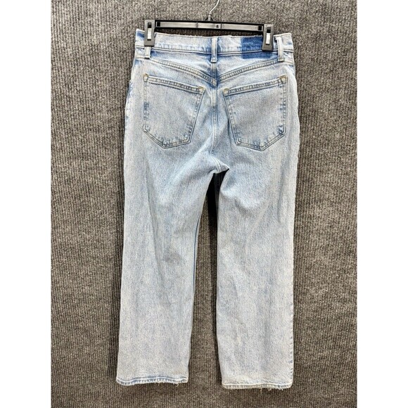 Abercrombie & Fitch Jeans Womens 27/4XS Short Light Wash 90s Relaxed High Rise - Picture 3 of 11